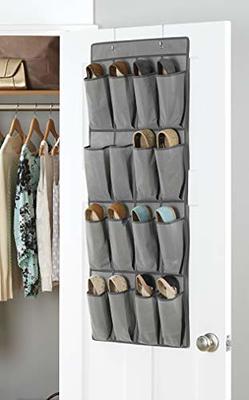 Whitmor Hanging 8 Section Shoe Shelves, Gray