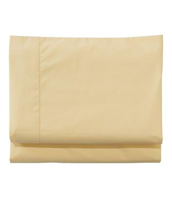 280-Thread-Count Pima Cotton Percale Fitted Sheet Cream Twin Extra-Long | L.L.Bean