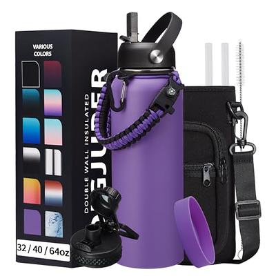  BOTTLE BOTTLE Insulated Water Bottle for Sports with Straw,2  lids,18oz 3IN1 Water Bottles for Slim Can Coolers and Kids Tumbler, Stainless  Steel Metal Bottles for Outdoor Activities(Purple) : Sports & Outdoors
