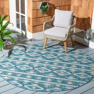 Ebern Designs Mullen Brown Indoor/Outdoor Area Rug, Size: 8' x 11