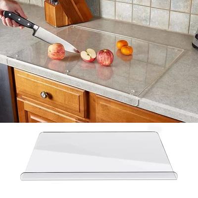 Acrylic Cutting Boards for Kitchen Counter, 2023 NEW Clear Transparent  Cutting Board with Lip, Anti-Slip Countertop Protector Home Restaurant  (18x16 in) - Yahoo Shopping