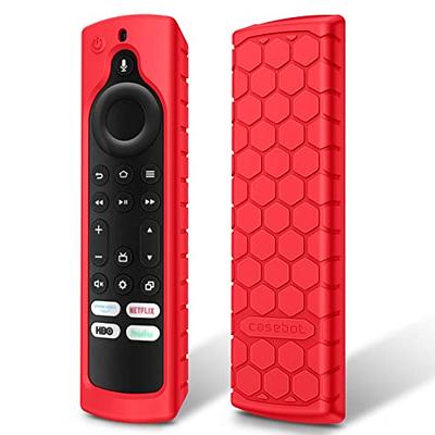CaseBot Anti-Slip Remote Case Silicone Cover for Fire TV Stick 4K Max / Fire  TV Stick (2nd and Later) / Fire TV Stick Lite / Fire TV Cube / Alexa Voice  Remote (