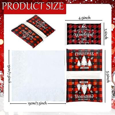 Zhanmai 24 Pack Christmas Pocket Facial Tissues Red Black Buffalo Plaid  Reindeer Travel Tissue 3 Ply Wallet Individual Size Pocket Tissues for Xmas  Holiday, 6 Styles - Yahoo Shopping