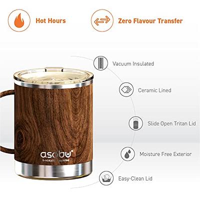 Asobu Ultimate Stainless Steel Coffee Mug - White