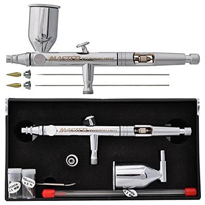 Master Airbrush Multi-Purpose Airbrushing System Kit with Portable Mini Air  Compressor - Gravity Feed Dual-Action Airbrush, Hose, How-To-Airbrush Guide  Booklet - Hobby, Craft, Cake Decorating, Tattoo - Yahoo Shopping