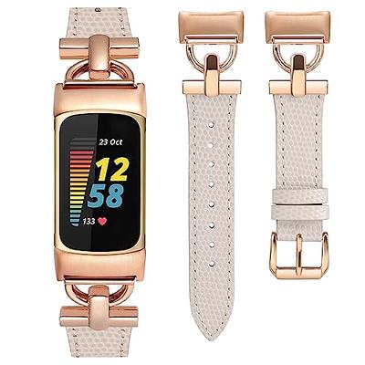 Wearlizer Fitbit Versa 3 / Sense Bands for Women, Dressy Metal Replace