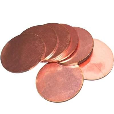 99.9% Pure Copper Plate 0.8-4mm Thick Metal Sheet DIY Crafts Model Material