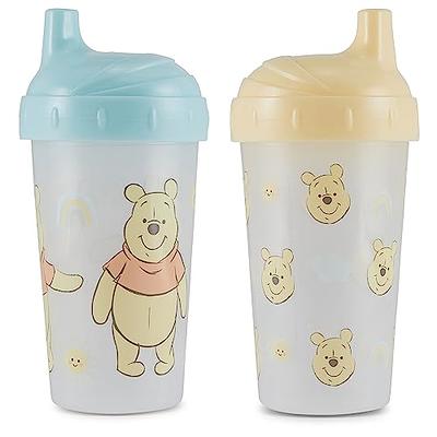 Disney Toddler Sippy Cups for Boys and Girls, 10 Ounce Sippy Cup Pack of  Two with Straw and Lid