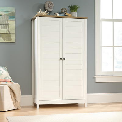 Sauder Cottage Road Storage Cabinet, Soft White Finish - Yahoo Shopping