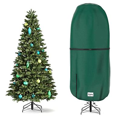 Hearth & Harbor Blue Christmas Tree Extra-Large Tree Rolling Storage Bag 9 ft.