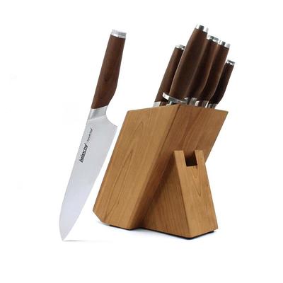 Set, 17 Piece Dishwasher Safe Kitchen Knife Set with Block Super Sharp  Stainless Steel Knife Sets