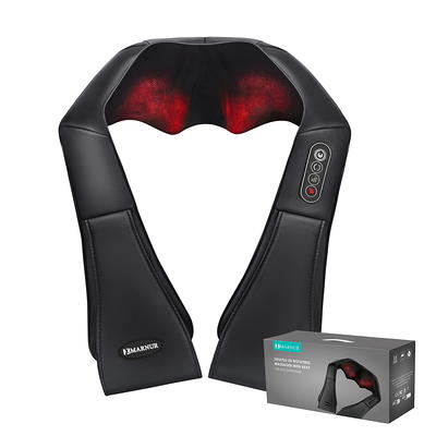 Pursonic Shiatsu Heating Neck & Back Massager - Black