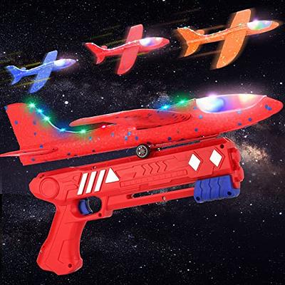 Boys Toys Age 3 4 5 6 Year Old Boy Gifts, Airplane Launcher Toy With 3 Pack  Foam