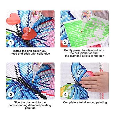 Benote Diamond Art Painting Pen Accessories, Diamond Paint Tools with Drill  Pen Muti Tips Rhinestone Picker, Glue Clay, Anti-Slip Tools Sticky Mat, for  Painting Cross Stitch and Nail Art - Yahoo Shopping