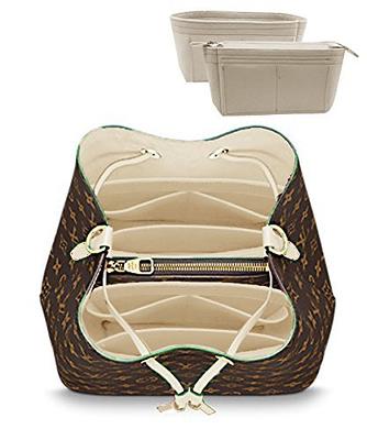 ZTUJO Purse Organizer,Bag Organizer,Insert purse organizer with  2 packs in one set fit NeoNoe Noé Series perfectly (Beige) : Clothing,  Shoes & Jewelry