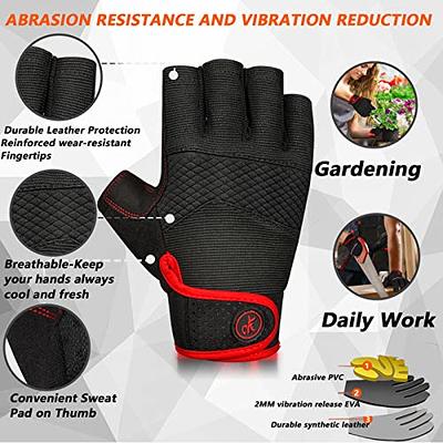 COOLJOB Thorn Proof Garden Gloves with Touchscreen Fingers, Padded Work  Gloves for Men, Rose Pruning Gloves with Palm Cushion, Nice Gift for  Gardener