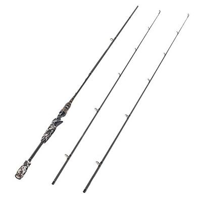 Fiblink 4 Pieces Travel Casting Rod Graphite Baitcasting Fishing