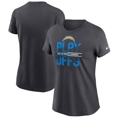 Los Angeles Chargers Nike Sideline Velocity Athletic Stack Performance Long  Sleeve T-Shirt - White