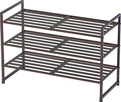 Simple Houseware 4-Tier Shoe Rack Storage Organizer Bronze