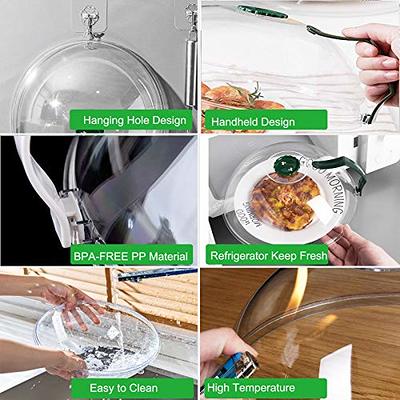 Microwave Splatter Cover, Microwave Cover for Foods BPA-Free, Microwave  Plate Cover Guard Lid with Handle, Hanging Hole and Adjustable Steam Vents Microwave  Oven Cleaner Large-2 PACK - Yahoo Shopping