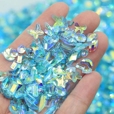 BULK Jelly Resin Rhinestones 5000pcs/3000pcs, Choose Size and Color, 3mm,  4mm or 5mm, Faceted Resin Rhinestones, Non-hotfix 