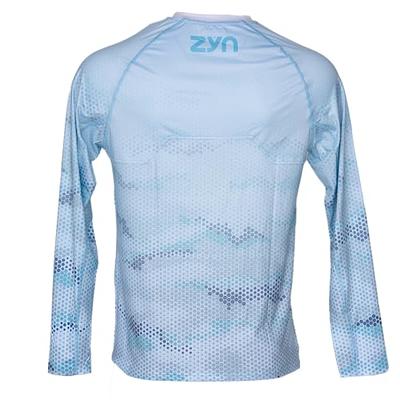 Men's UPF50 Long Sleeve Ventilated Fishing Shirt with Moisture Wicking Tech