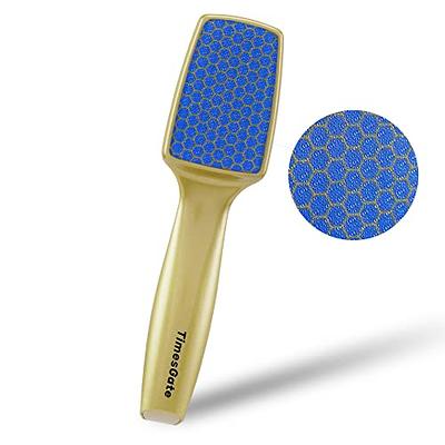 Glass Foot File for Dead Skin - Foot Callus Remover with Glass Etching  Technology, Foot Scrubber Dead Skin Remover Heel Scraper,Gently for Wet and  Dry Feet,Blue