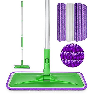 2024 Flat Floor Mop and Bucket Set,Large Flat Mop,360 Degree Rotating  Roseionly Mop,Flat Floor Mops for Floor Cleaning,54 Adjustable Stainless  Steel Long Handle with 6 Washable Microfiber Pads - Yahoo Shopping