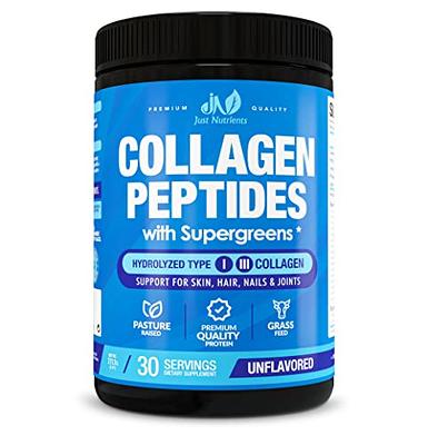  Zena Liquid Collagen + Biotin - Essentail Hair, Skin, Nail  Support - 2500mg Bioactive Collagen Peptides and 5000mcg Biotin - Patented  Verisol Formula - Zero Sugar, Non-GMO - Berry Flavor - 90 Servings : Health  & Household