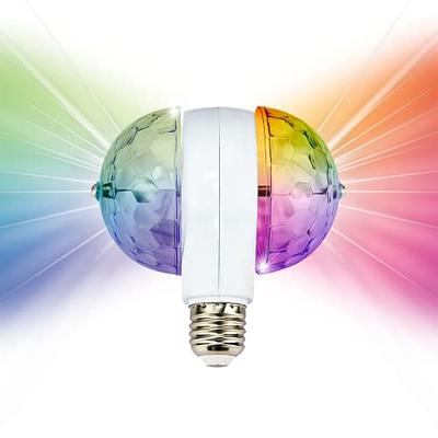 YouOKLight E26 Disco Light Bulb, Rotating RGB Disco Ball Light, LED Strobe  Bulb Disco Ball Lights, Rotating Magic Ball Light, for Disco Birthday Party