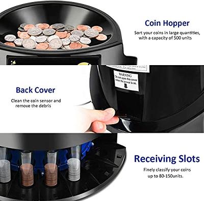 Zimbala Electric Coin Counter Machine, Automatic Coin Sorter