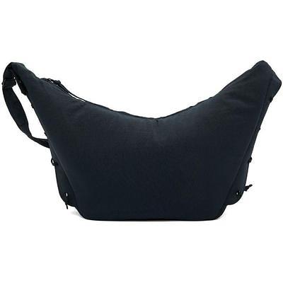 Soft Game Small Canvas Shoulder Bag in Black - Lemaire