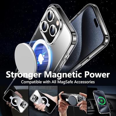 ZinLyuen Magnetic Case for iPhone 15 Plus Case Clear Compatible with  MagSafe Built-in Camera Lens Protector Soft Slim Shockproof Phone Case  Cover for