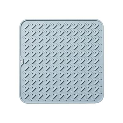 1pc Silicone Kitchen Drain Mat, Cup Mat, Sink & Table Heat