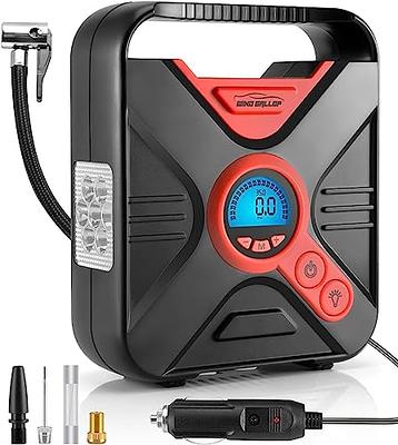 Air Compressor Tire Inflator - Portable DC 12V 100psi Auto Air