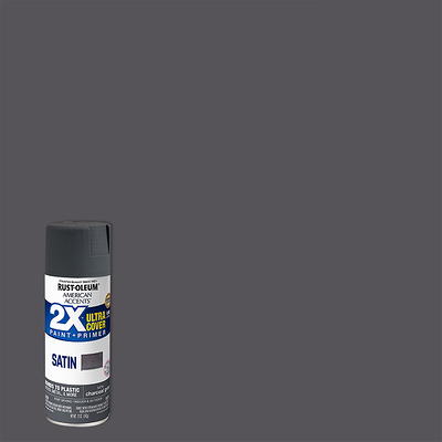 Black, Rust-Oleum American Accents 2X Ultra Cover Ultra Matte Spray Paint,  12 oz 