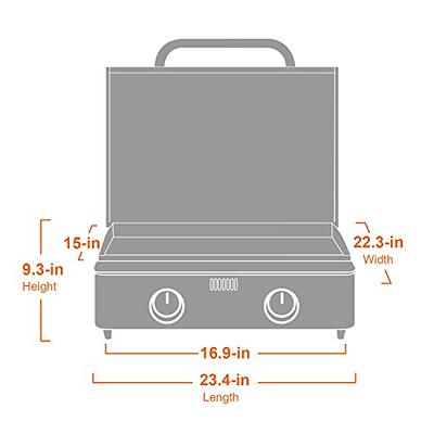 Camp Chef VersaTop 2X Two Burner Portable Flat Top Propane Gas Grill -  FTG400 : BBQGuys