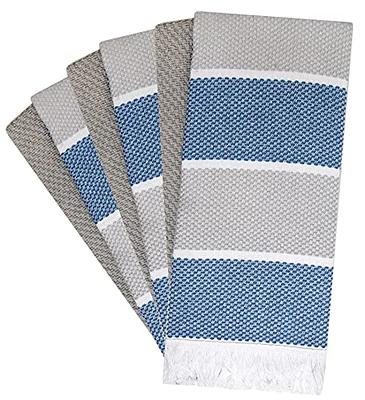 Aqua Blue Kitchen Towels, 2-Pack