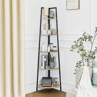 HOOBRO 6-Tier Corner Shelf, Corner Square Rack Display Shelf, Tall Storage  Rack Plant Stand, Corner Bookcase for Small Spaces, Living Room, Home  Office, Kitchen, Rustic Brown and Black BF55CJ01 - Yahoo Shopping