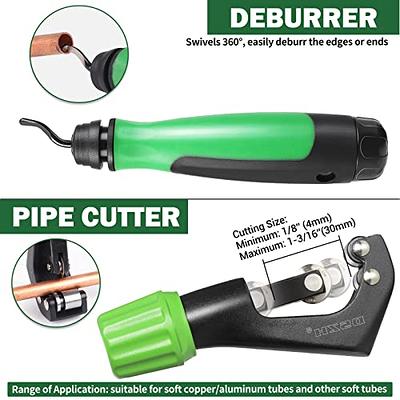 YIFOR Power Flaring Tool Kit 3/4 Max OD, 5 Sec Fast Flaring HVAC Eccentric Flaring  Tool, Cordless Electric Single Flare Tool with Pipe Cutter & Deburrer, for  Soft Copper/Aluminum/Brass Pipes - Yahoo