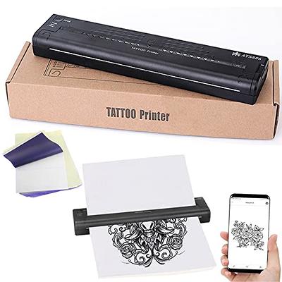 Goyappin Tattoo Printer Bluetooth,3D Tattoo Stencil Printer, Stencil  Printer for Tattooing, Tattoo Transfer Printer with Transfer Paper, Thermal