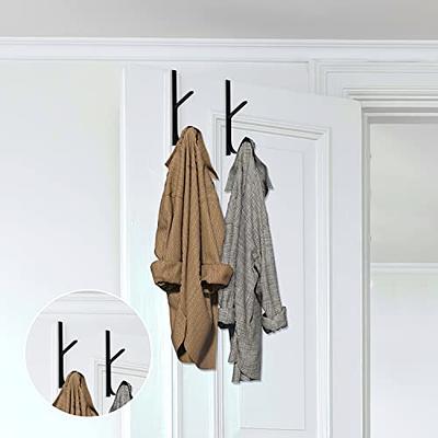 2pcs Adjustable Cubicle Wall Hooks, Metal Cubicle Door Coat Hooks