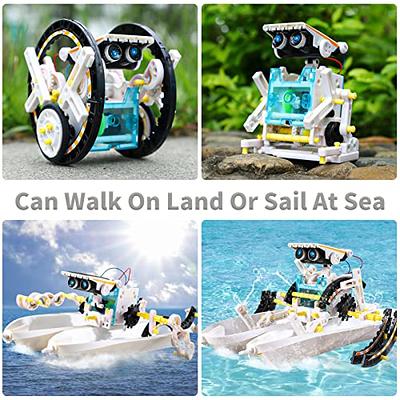 13-in-1 STEM Solar Robot Kit Toys Gifts for Age 8 9 10 11 12 Years Old,  Educational Building Science Experiment DIY Set Birthday Gifts for Boys  Girls