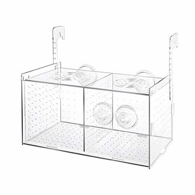 Fish Breeding Box Acrylic Fish Isolation Box With Suction Cups