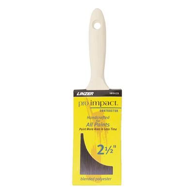 Premium 1 in. Polyester Trylon Thin Angled Sash Paint Brush