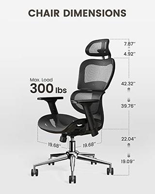 Ergonomic Chair With Adaptive Lumbar Support