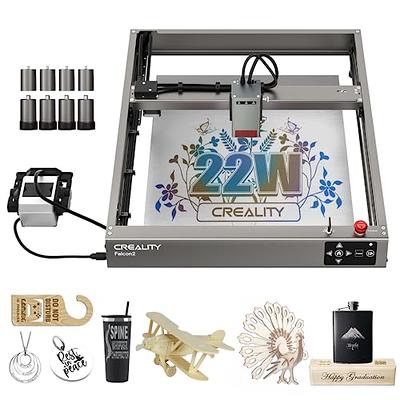 Creality Laser Engraver, 22W Laser Cutter with Air Assist, 120W High  Accuracy Laser Engraving Machine, DIY CNC Machine and Laser Engraver for  Wood and Metal, Acrylic, Leather, etc. - Yahoo Shopping