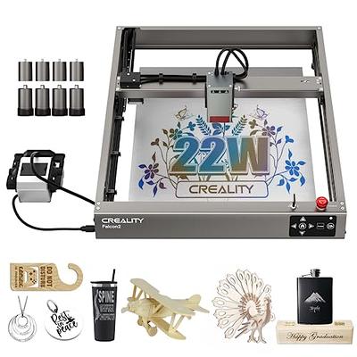 Creality Falcon 2 22W Laser Engraver  Detailed Assembly & Extensive  Testing 