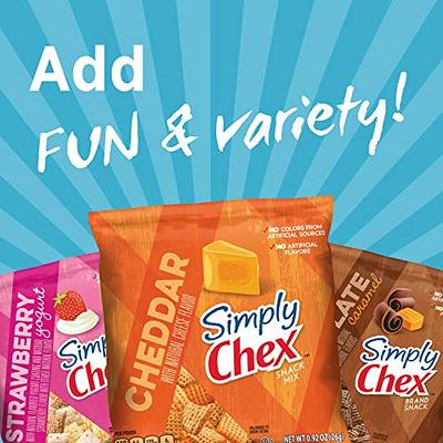 Variety of Chex Mix Individual Packs | 3 Flavors 12 Each 36 Pack | Traditional Chex Mix, Cheddar Chex Mix, Bold Chex Mix | 1.75 oz Bags Niro