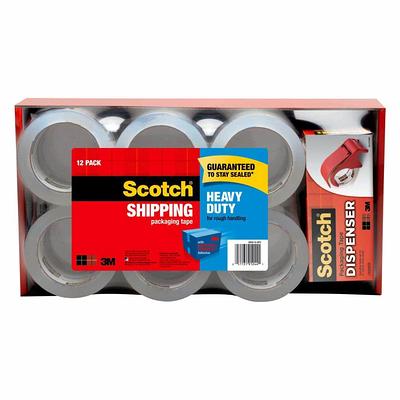 Scotch 1.88 in. x 54.6 yds. Heavy Duty Shipping Packaging Tape with  Dispenser 3850-ST-DC - The Home Depot